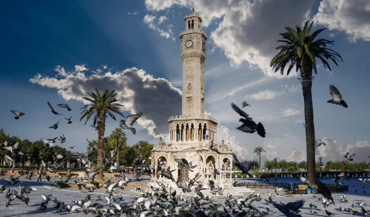 Taksim Square viewed on a sunny day