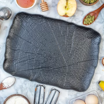 tray on the table